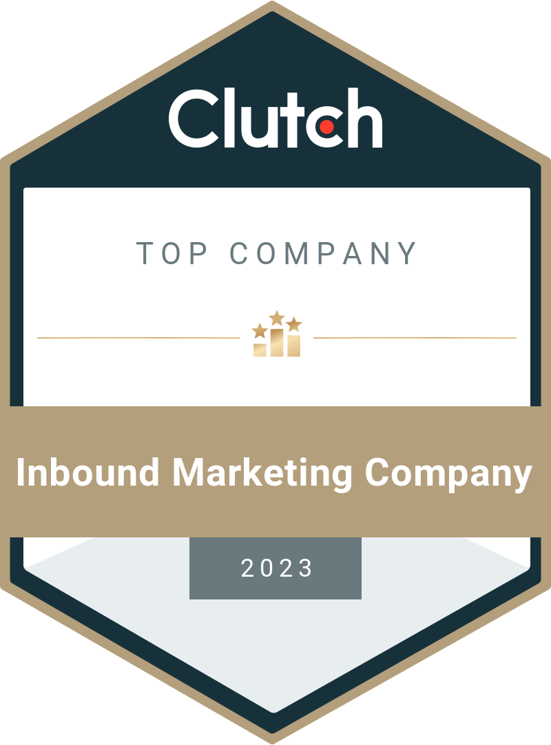 Top Inbound Marketing Company by Clutch in 2023